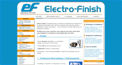 Desktop Screenshot of electro-finish.com